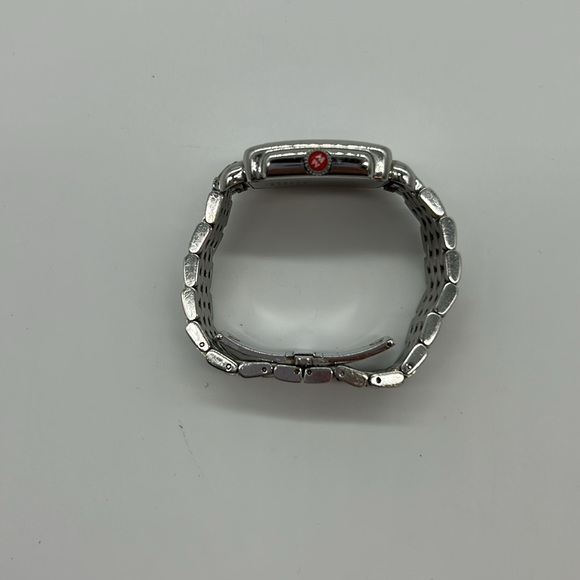 AUTHENTIC Michele Diamond Deco blue mother of pearl watch - Picture 9 of 14